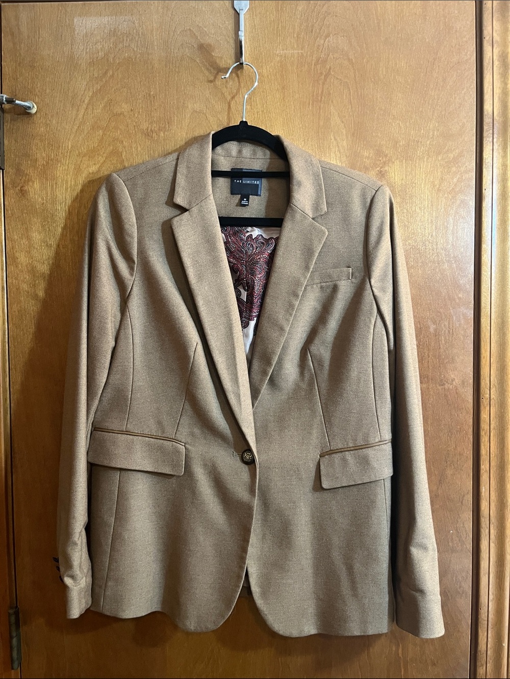 The Limited Medium Camel/Tan Women's Blazer -Bundle for Free Shipping